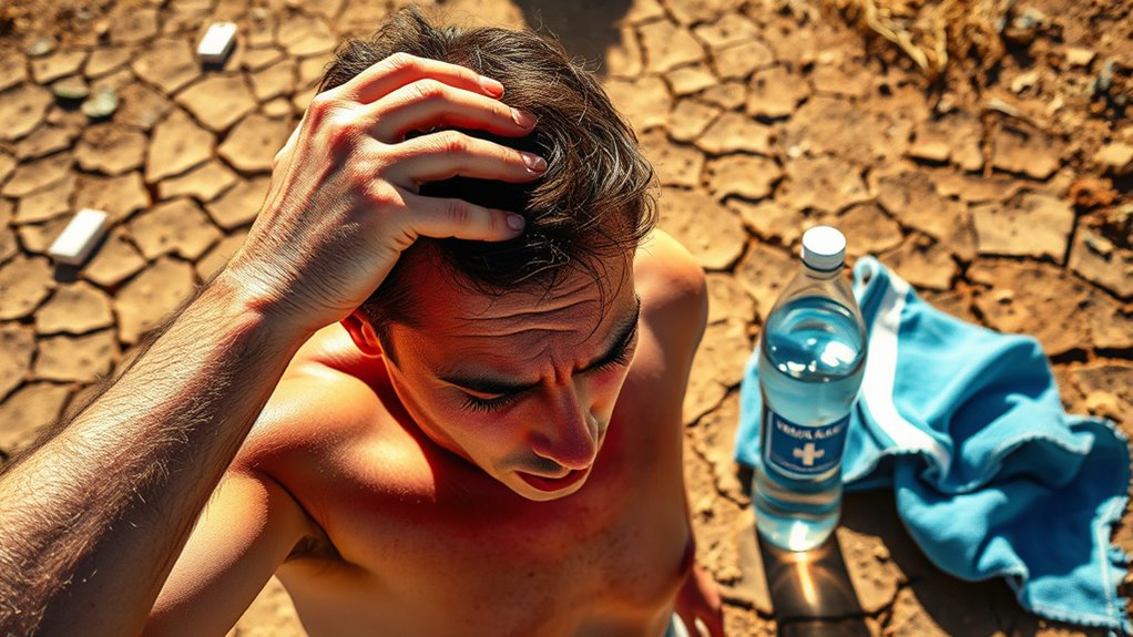 identify heat illness symptoms