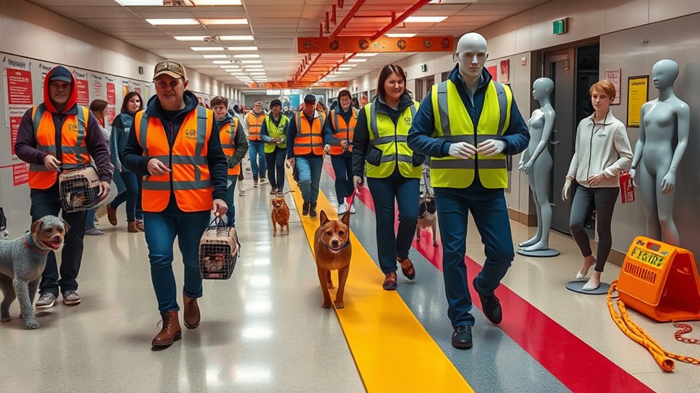 include pets in evacuation plans