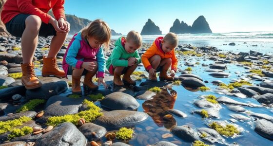 intertidal exploration with children