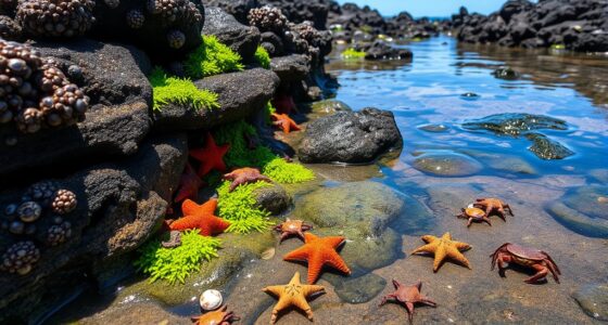 intertidal zone species distribution