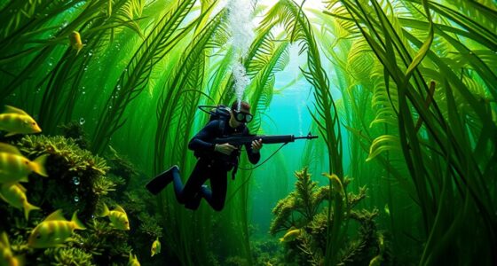 kelp forest spearfishing safety