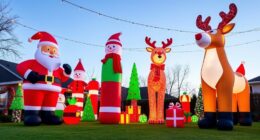 large holiday inflatable displays