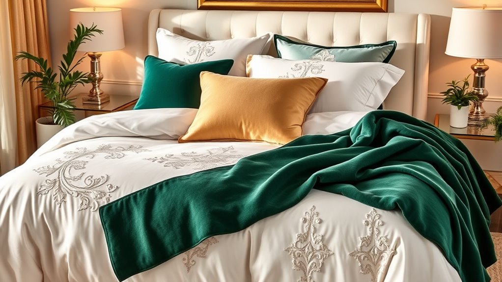 luxury bedding for spa like comfort