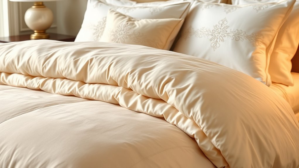 luxury bedding material qualities