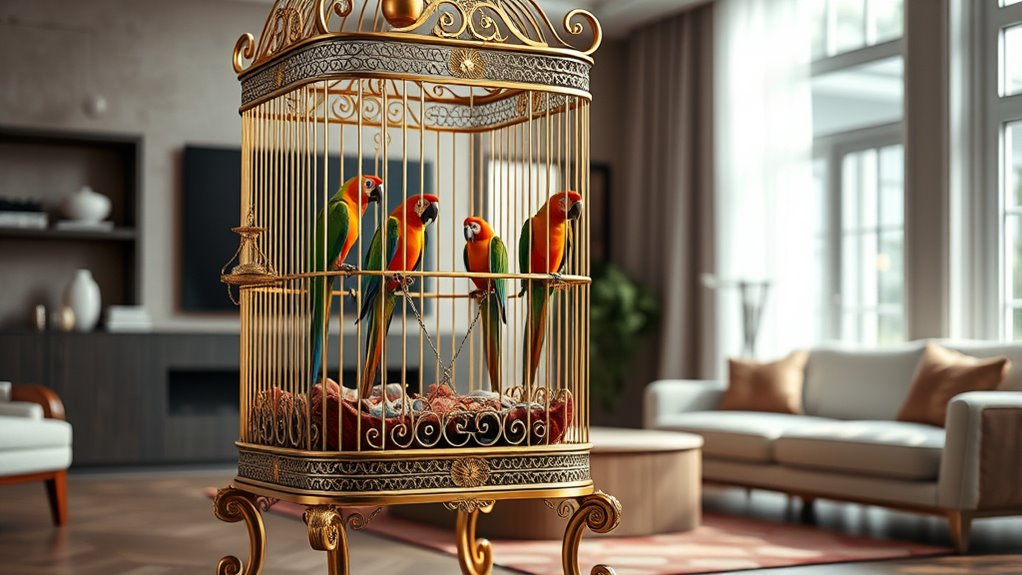 luxury bird cage selections