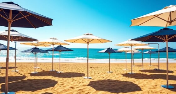 luxury durable beach umbrellas