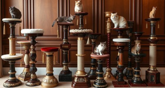 luxury feline scratching posts