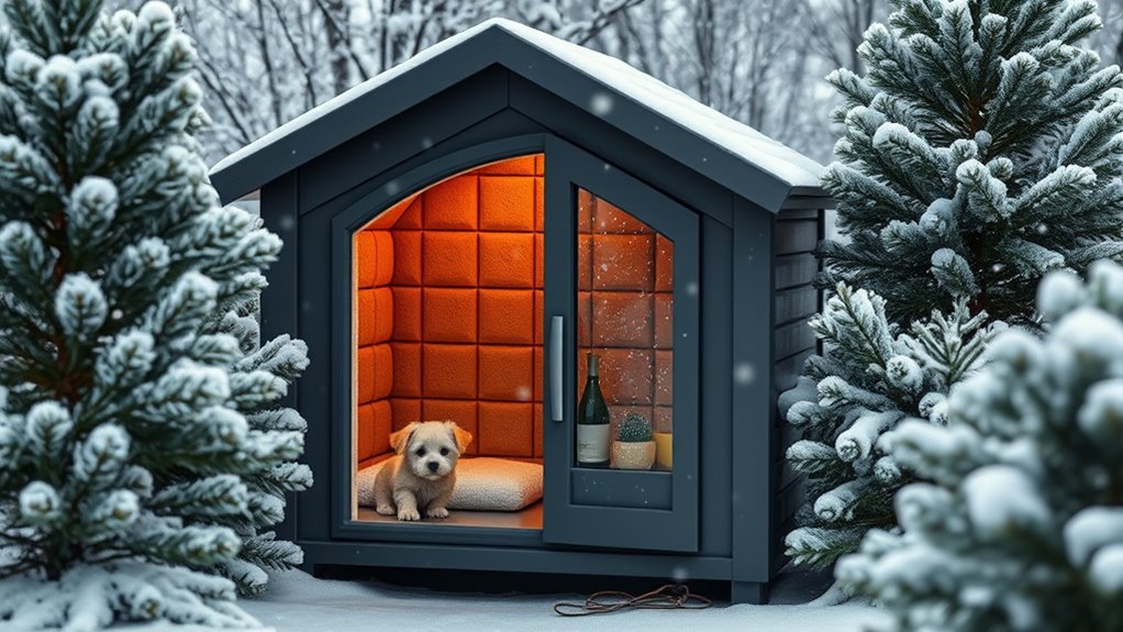 luxury heated pet shelter