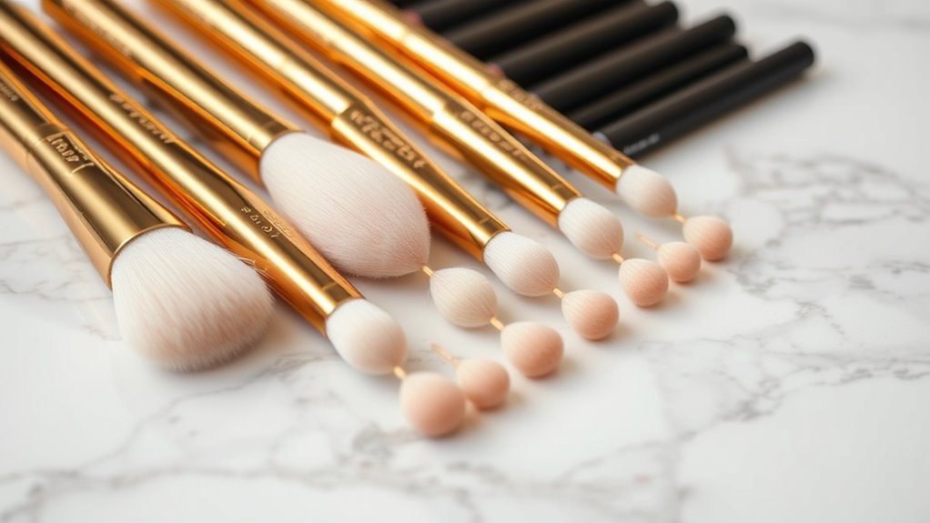 luxury makeup brush options