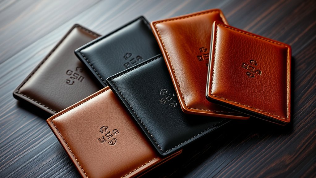 luxury men s leather wallets