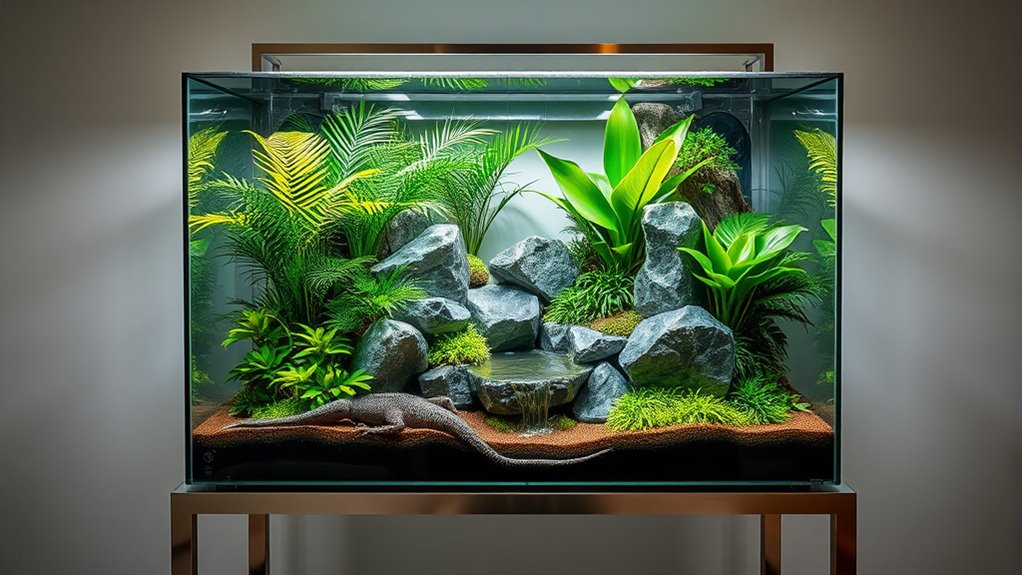 luxury reptile terrarium designs