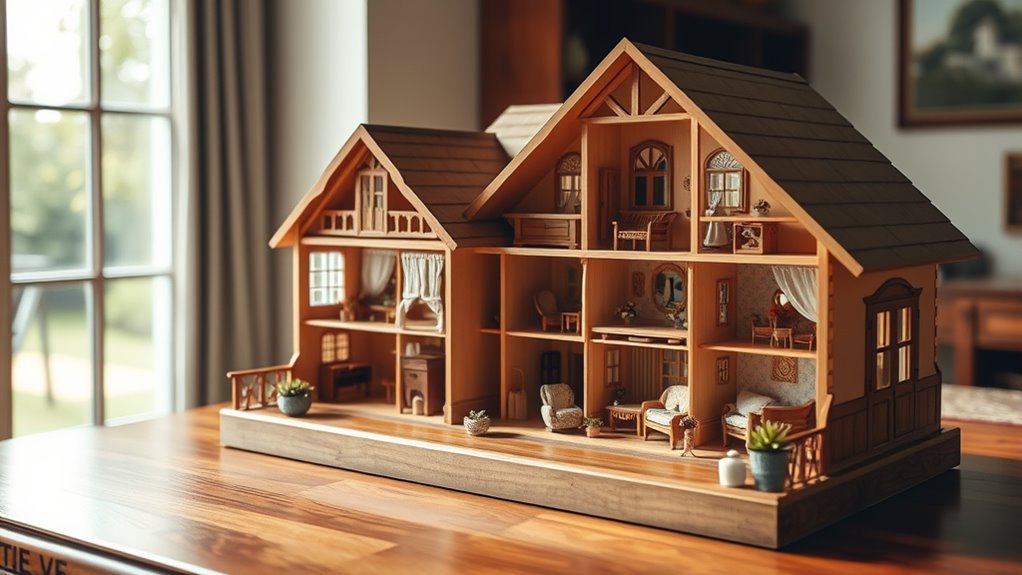 luxury wooden dollhouses collection
