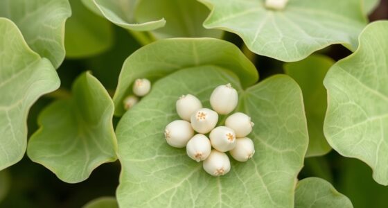 mallow leaves and seeds