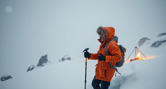navigating snowstorm building shelter