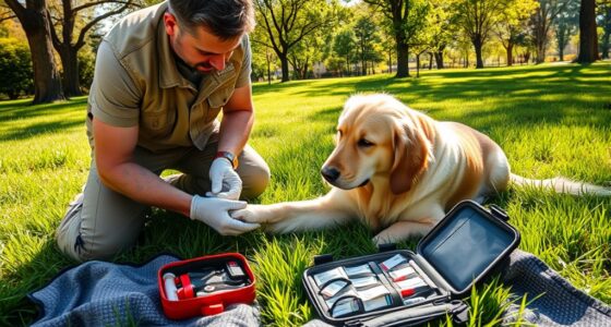 outdoor dog emergency care