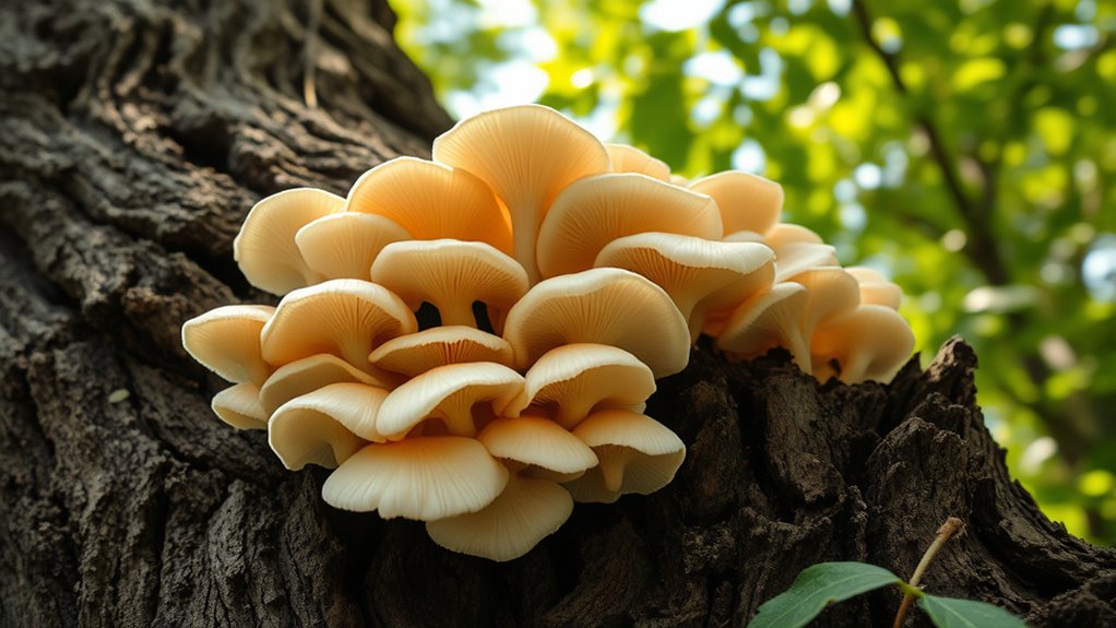 oyster mushroom host seasonality