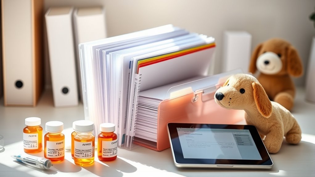 pet medication record organization