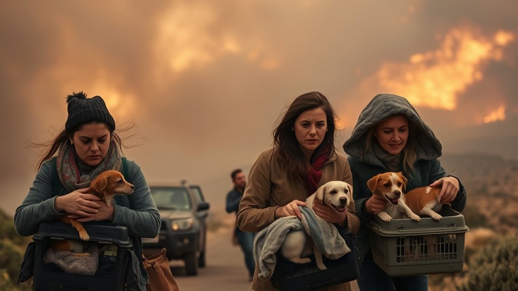 pet safety during wildfire evacuations