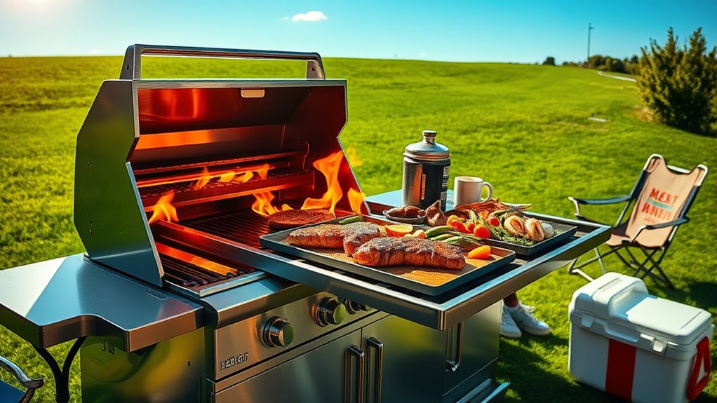 premium tailgate grills 2025