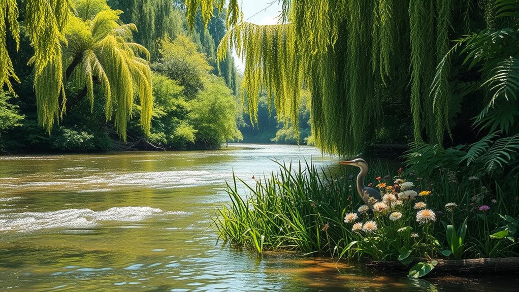 riparian ecosystems foraging