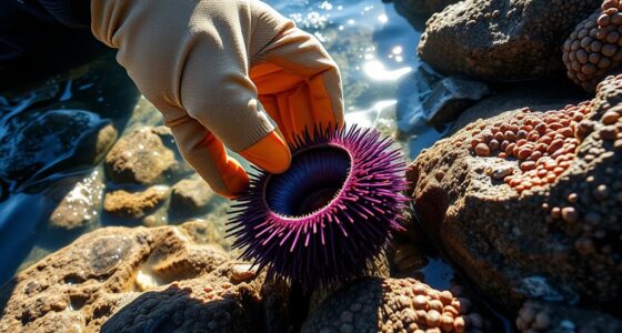 safe sea urchin harvesting