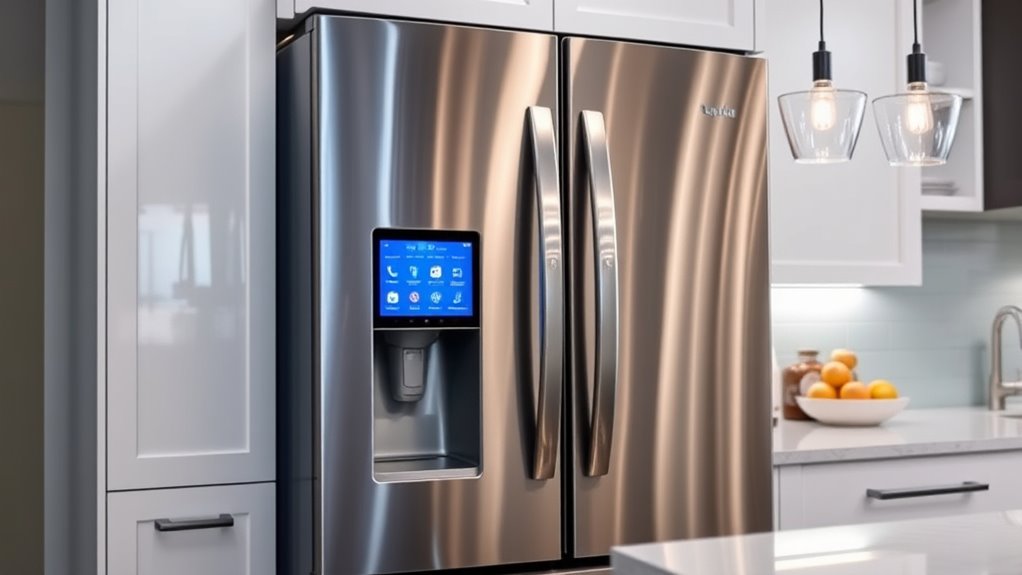 smart touch screen refrigerators