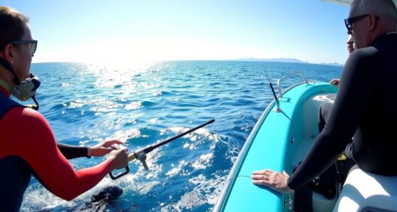 spearfishing boat crew communication