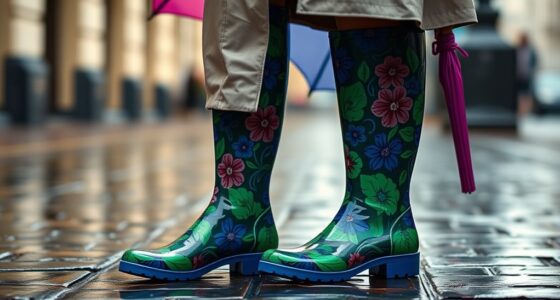 stylish durable rain boots