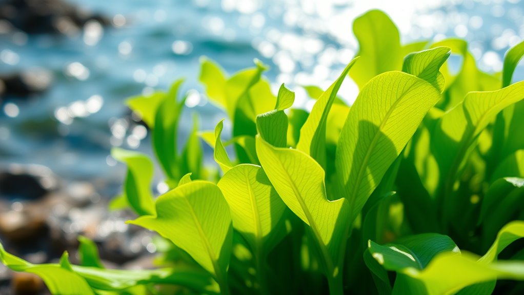 sustainable sea lettuce harvesting