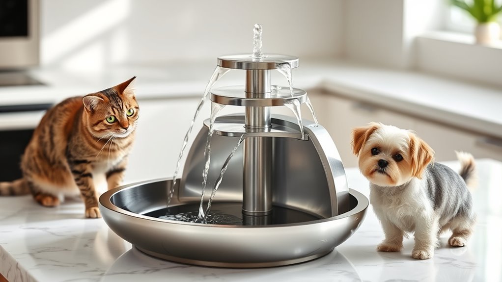 top automatic pet water fountains