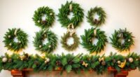 top festive mantel decor