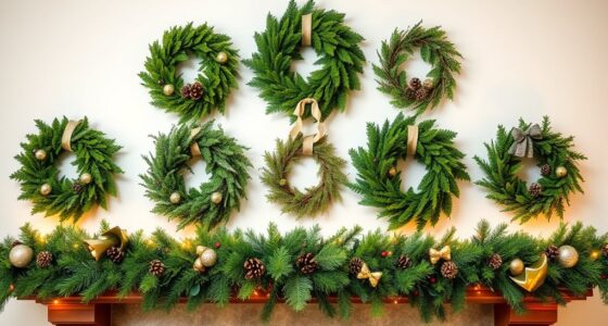 top festive mantel decor