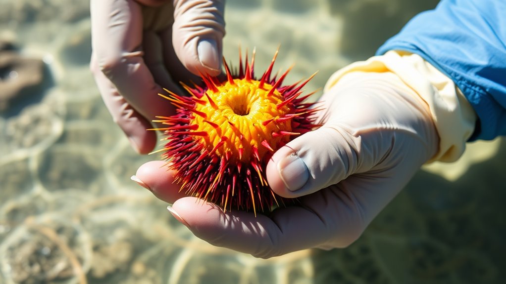 use protective handling gear