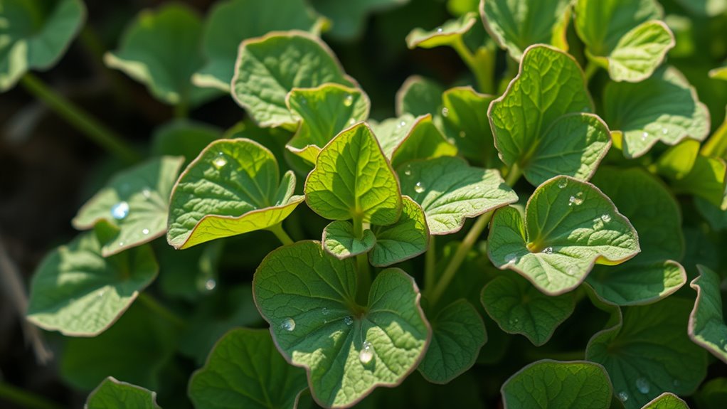 wild leafy green spinach