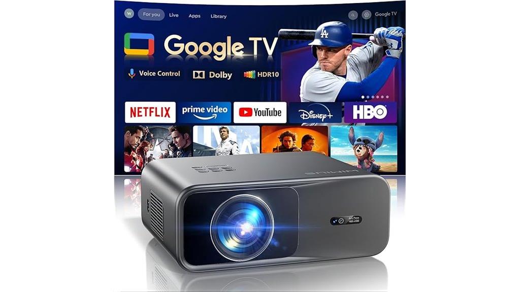 4k supported smart projector