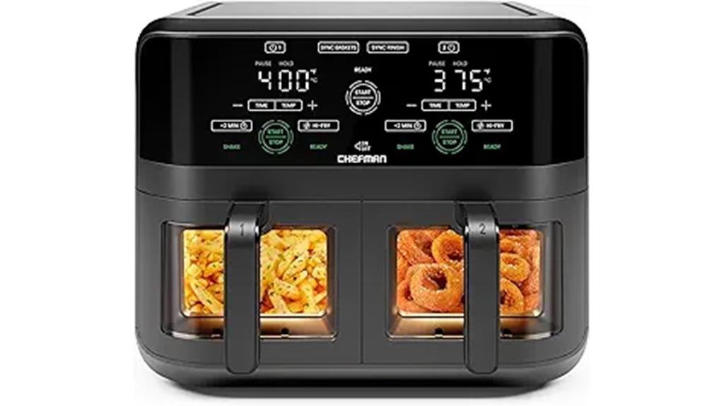 6 quart dual basket air fryer