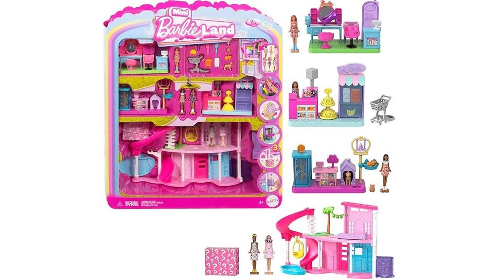barbie dreamhouse with playsets