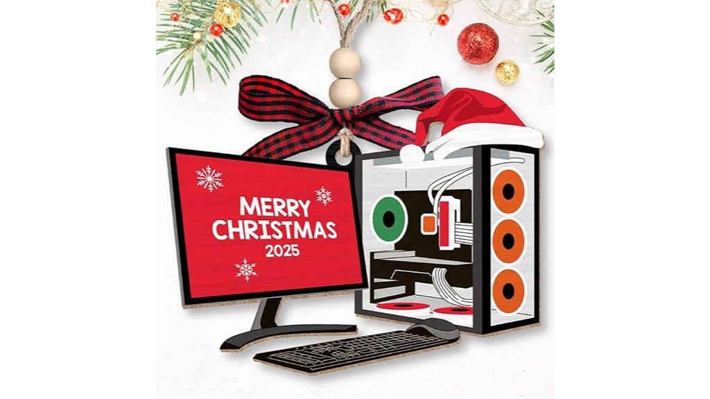 christmas video game ornaments