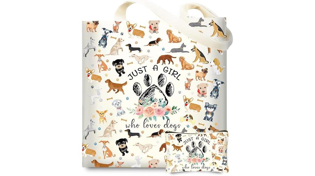 dog lover grocery bag