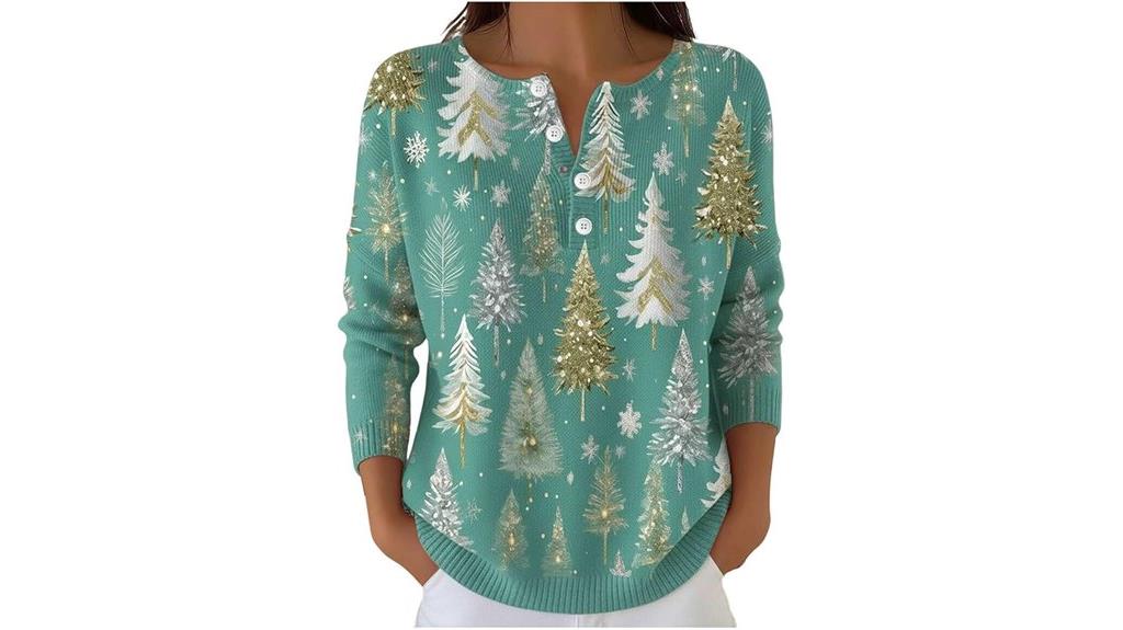 festive women s holiday shirt