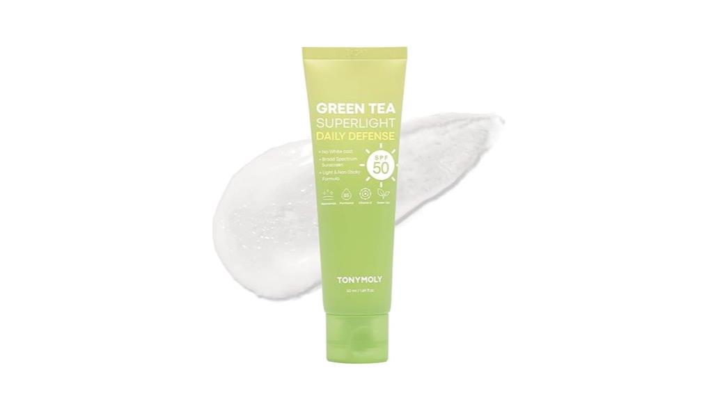 green tea sunscreen travel size