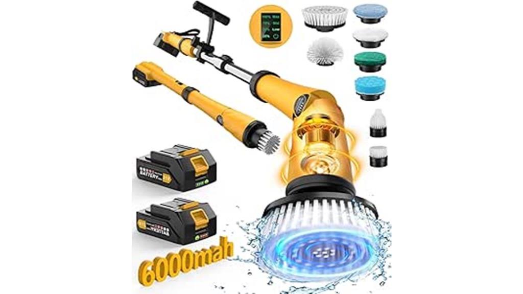 large electric scrubber brush