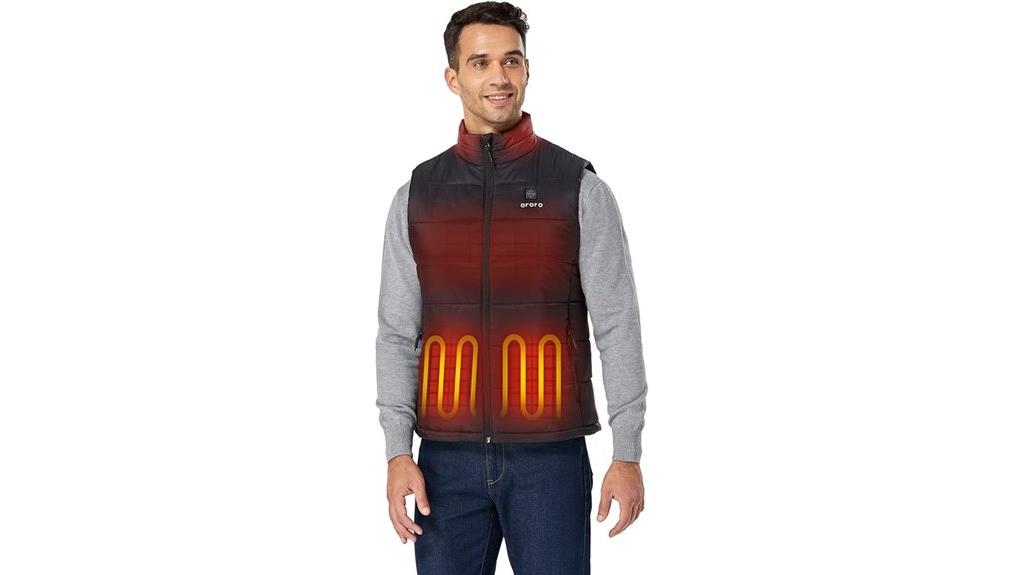 lightweight men s heated vest