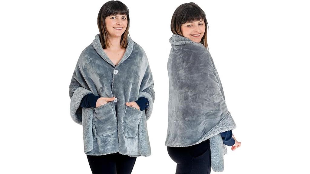 luxurious sleeveless blanket