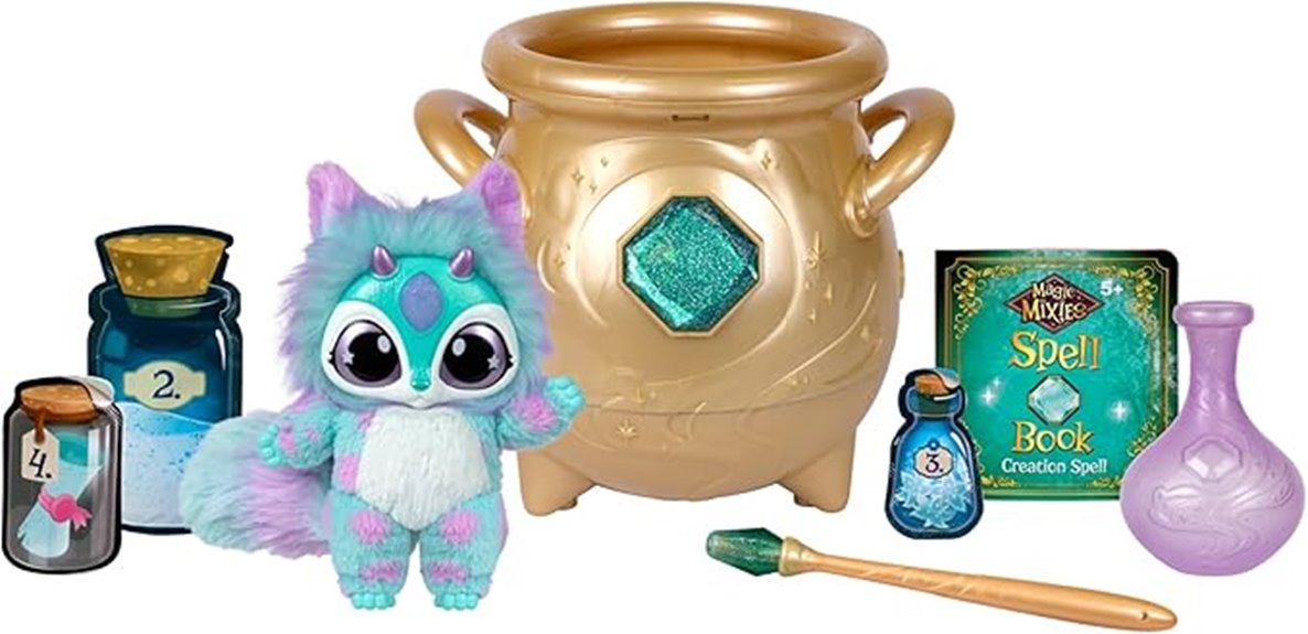 magical cauldron and plush