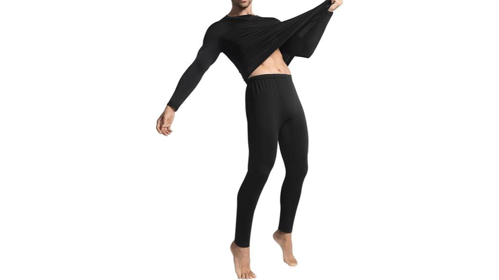 men s fleece lined thermal underwear