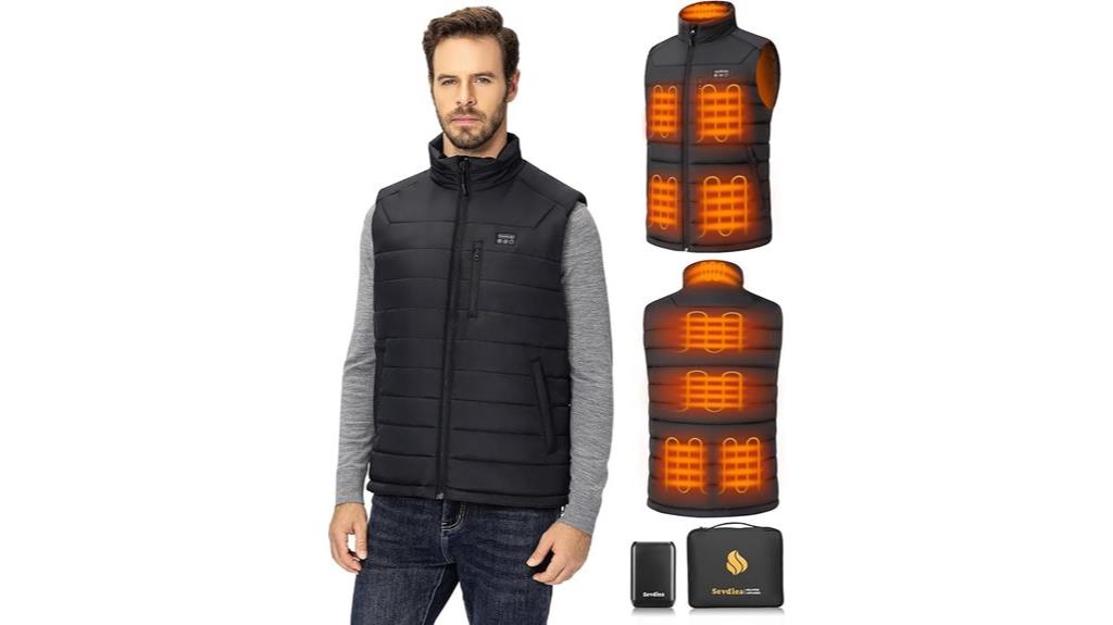 men s heated vest with battery