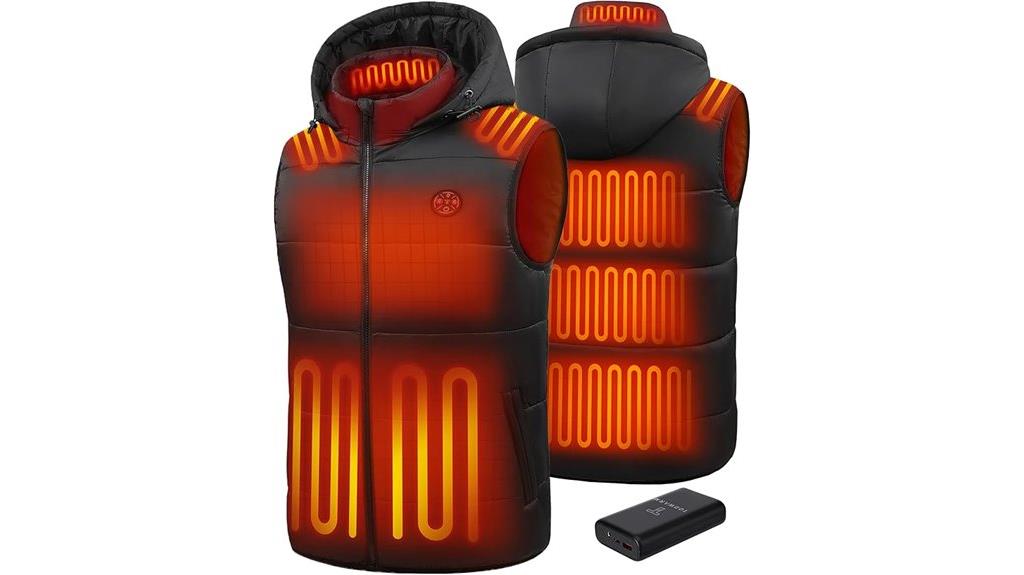 men s heated vest with battery