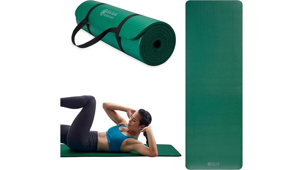 thick yoga pilates mat
