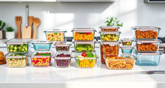 top glass meal containers
